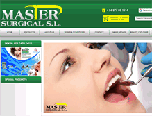 Tablet Screenshot of mastersurgicalsl.com